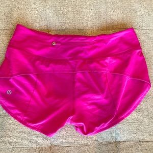 Lululemon Sonic Pink Speed Up 2.5 inch